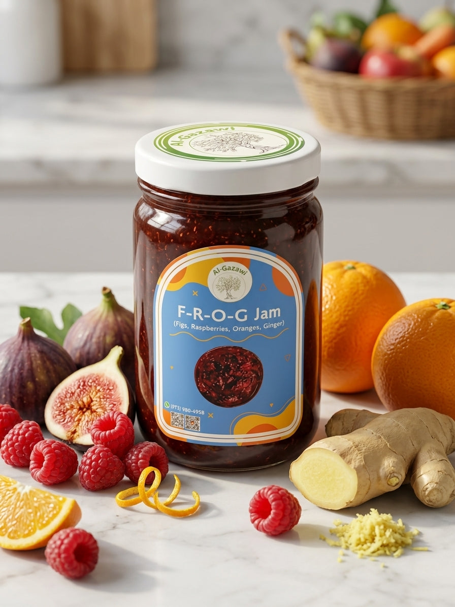 FROG Jam (Figs, Raspberry, Orange and Ginger)