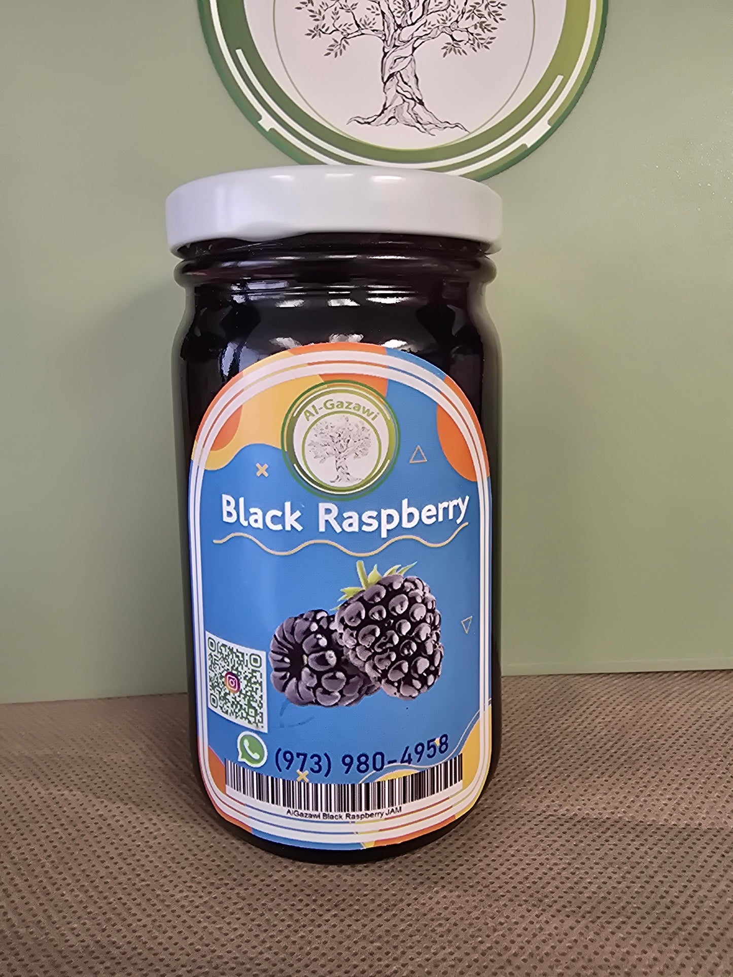 Black Raspberry Jam (8 oz)