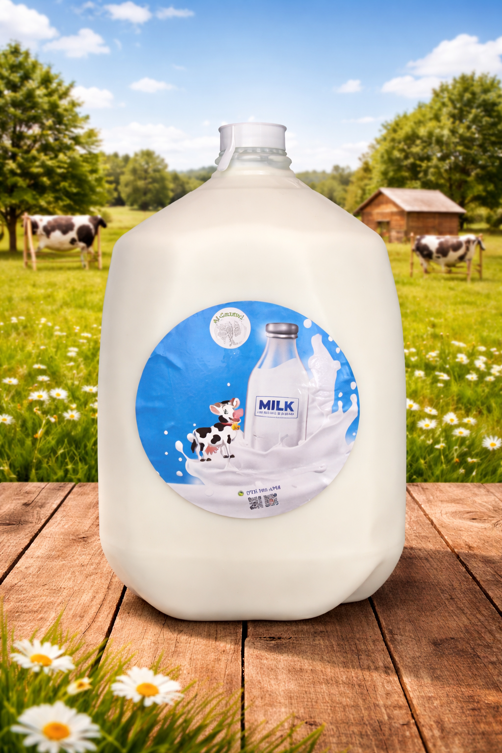 Fresh Raw Cow Milk (1 Gallon)