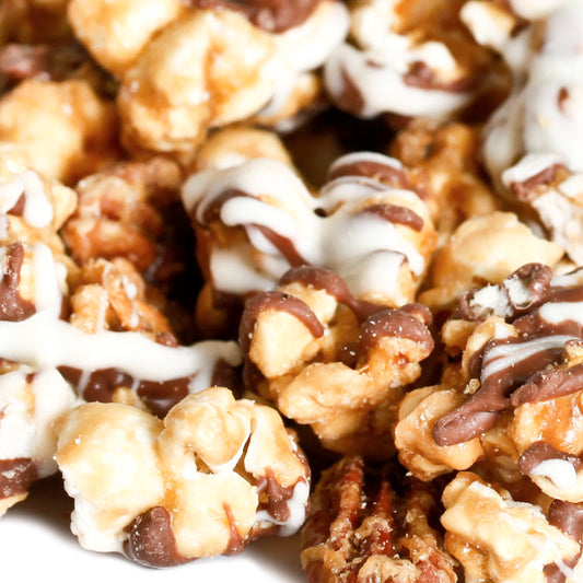 Chocolate Caramel Nut Popcorn