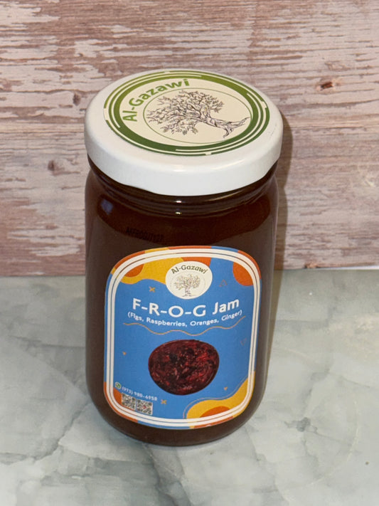FROG Jam (8 oz) (Figs, Raspberry, Orange and Ginger)