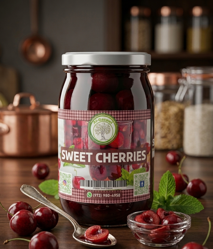 Sweet Cherries in Syrup