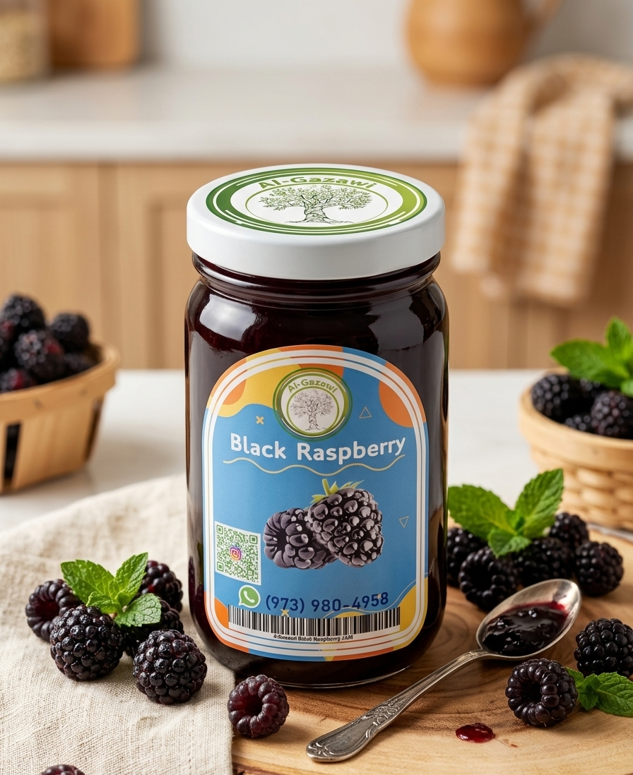 Black Raspberry Jam (8 oz)