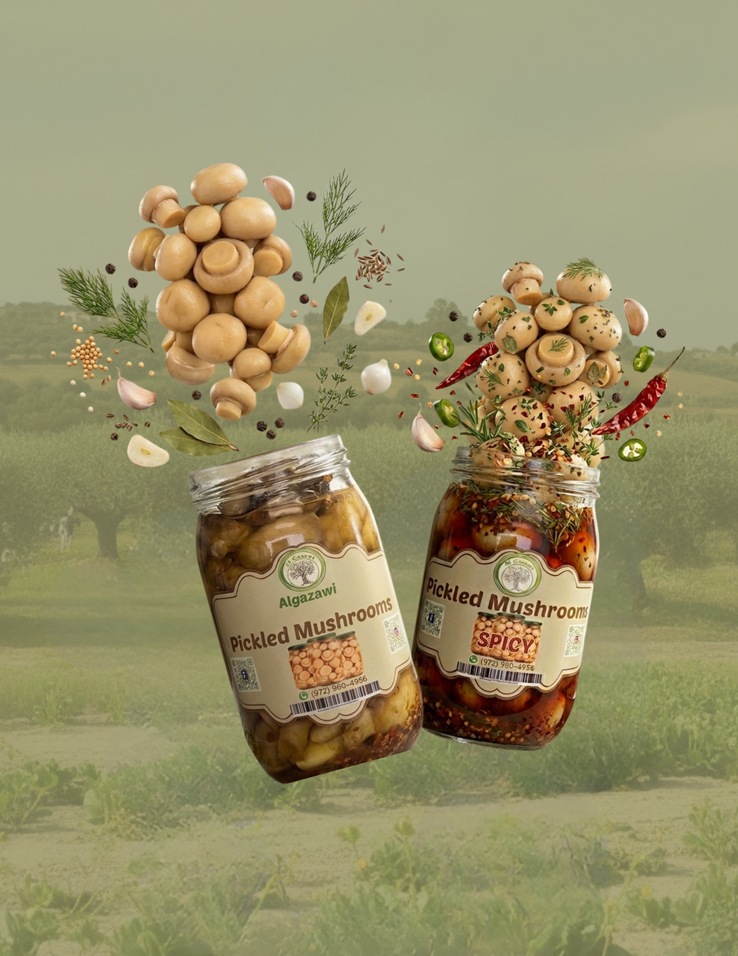 Pickled Mushrooms