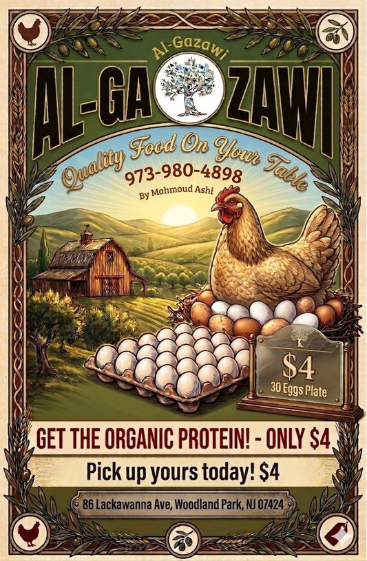White orange eggs